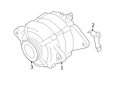 Alternator/Generator & Related Components for 2004 Subaru Legacy #0