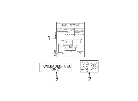 Labels for 2003 Chrysler Sebring #1