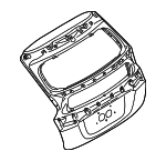 5801B826 - : Lift Gate for Mitsubishi: Eclipse Cross Image