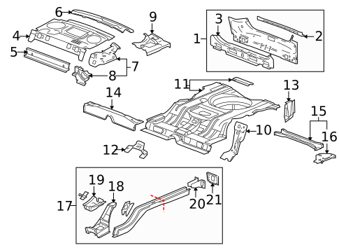 Rear Body for 2008 Buick LaCrosse #0