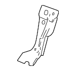 10354202 - Body: Support Brace for Buick: LaCrosse | Chevrolet: Impala, Impala Limited | Pontiac: Grand Prix Image