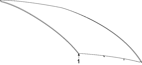 Glass & Hardware - Back for 2024 Mercedes-Benz EQE AMG&reg; #0