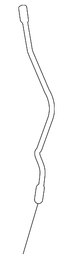 8889488710 - Body: Folding Seat Release Cable for Isuzu Image