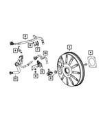 68165819AC - : Brake Booster Vacuum Hose for Mopar Image