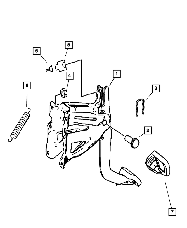 6105169AA - Brakes: Nut for Mopar Image