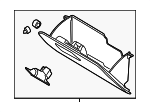 F87Z1006024AAE - Body: Glove Box Assembly for Ford: Explorer, Ranger | Mercury: Mountaineer Image