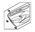 561867212FOUR - Body: Door Trim Panel for Volkswagen: Passat Image