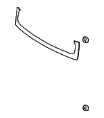 87310B2000 - Body: Tail Gate Molding for Kia: Soul, Soul EV Image