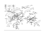 2046806487 - Trim: Instrument Panel for Mercedes-Benz Image