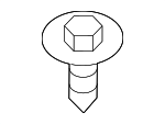 7119901299 - Body: Bumper Cover Screw for BMW Image
