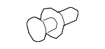 GD7A50EA1 - Body: Air Guide Fastener for Mazda Image