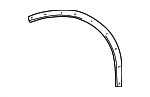 1C0821701A - Body: Wheel Housing Side Panel Seal for Volkswagen Image