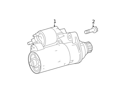 Starter for 2020 Mercedes-Benz CLA35 AMG #1