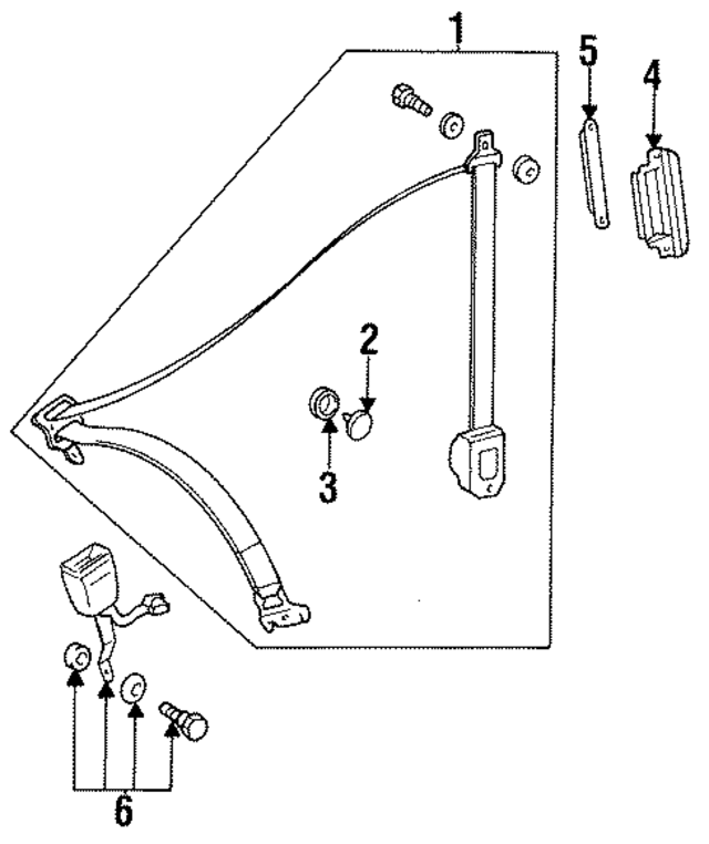 14086014857C15 - Electrical: Retractor Assembly for Mercedes-Benz Image