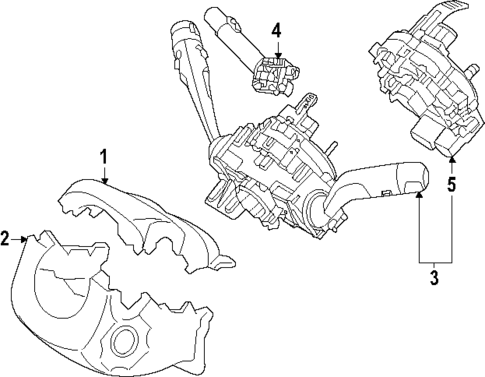 Shroud, Switches & Levers for 2025 Hyundai Ioniq 5 #0
