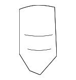 9054115019 - Body: Upper Tie Bar Cushion for Toyota: 4Runner, Avalon, Camry, Corolla, RAV4, Sequoia, Tacoma, Tundra Image