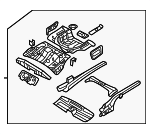 655002G550 - Body: Floor Pan Assembly for Kia: Optima Image