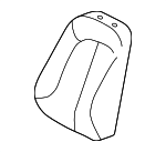 21591028478G70 - Body: Seat Back Cover for Mercedes-Benz Image