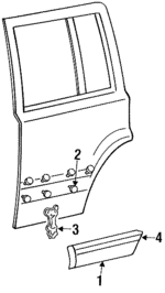 55294942 - Body: Molding Assembly for Mopar Image