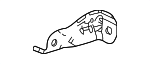 1890564A000 - Engine: Turbocharger Bracket for Acura Image