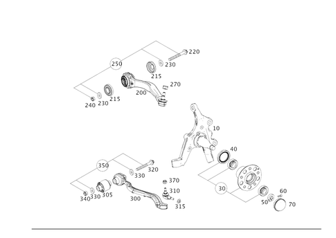 Steering Knuckle and Control Arm for 2014 Mercedes-Benz CLS63 AMG #0
