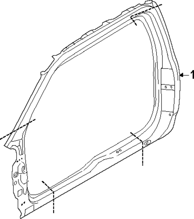 PC3Z28211A10A - Body: Aperture Panel for Ford Image