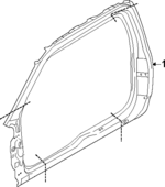 PC3Z28211A10A - Body: Aperture Panel for Ford: F-250 Super Duty, F-350 Super Duty Image