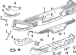 87843035 - : Corner Molding for Chevrolet: Silverado 1500, Silverado 2500 HD | GMC: Sierra 1500 Image