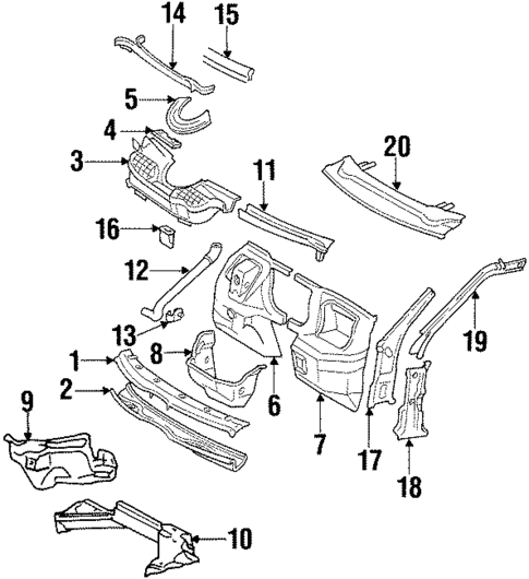 Cowl for 1988 Mercedes-Benz 300TE #0