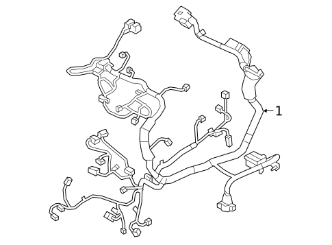 Wiring Harness for 2023 Land Rover Range Rover Evoque #0