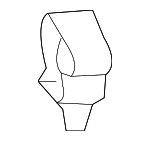 WHT008089 - Cooling System: Reservoir Clip for Audi: A8 Quattro Image