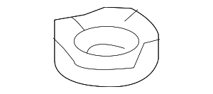 4M0121268A - Cooling System: Auxiliary Radiator Isolator for Audi Image