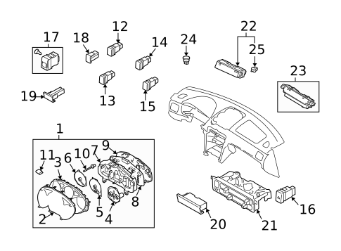 Switches for 2007 Subaru Forester #1