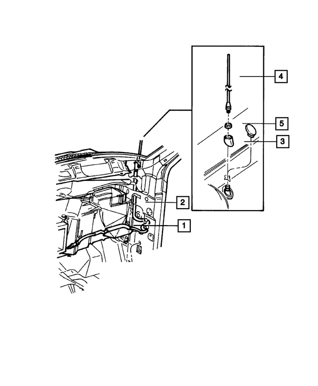 5064409AD - Electrical: Antenna Cable for Mopar Image