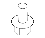 91560S9AA01 - Body: Headliner Clip for Acura: ILX, Integra, RDX, RL, TL, TSX, ZDX Image