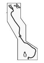 30622606 - Electrical: Reservoir Hose for Volvo: 850, C30, C40 Recharge, C70, EC40, S40, S60, S60 Cross Country, S70, S80, S90, V40, V50, V60, V60 Cross Country, V70, V90, V90 Cross Country, XC40, XC40 Recharge, XC60, XC70, XC90 Image