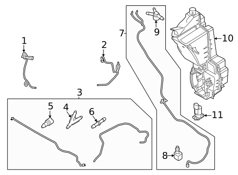 Washer Components for 2019 Volvo XC60 #1