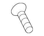90148A0017 - Body: Striker Screw for Scion: iM, iQ, xB | Toyota: 4Runner, Avalon, bZ4X, C-HR, Camry, Corolla, Corolla Cross, Corolla iM, Crown, Crown Signia, GR Corolla, Grand Highlander, Highlander, Land Cruiser, Mirai, Prius, Prius AWD-e, Prius C, Prius Plug-In, Prius Prime, Prius V, RAV4, RAV4 Prime, Sequoia, Sienna, Venza, Yaris Image