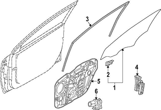 82460KL010 - : Window Motor for Hyundai Image