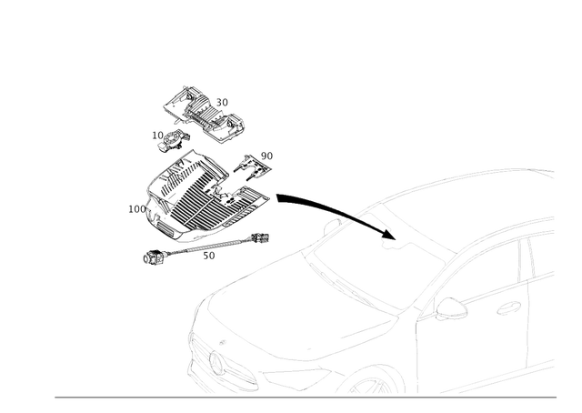 2479000316 - Electrical System: Control Unit for Mercedes-Benz: 180A, 180b, 220a, A220, A35 AMG, CLA250, CLA35 AMG, CLA45 AMG, CLA45 AMG S, GLE350, GLE450, GLE450e, GLE53 AMG, GLE580, GLE63 AMG S, GLS450, GLS580, GLS63 AMG, Maybach GLS600 Image image
