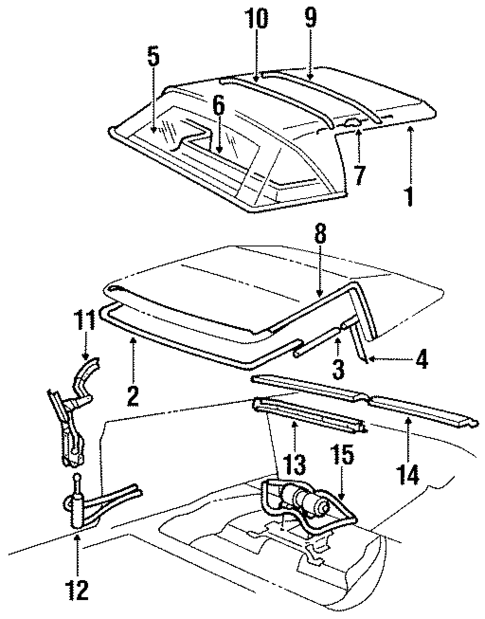Rails & Components for 1985 Dodge 600 #0