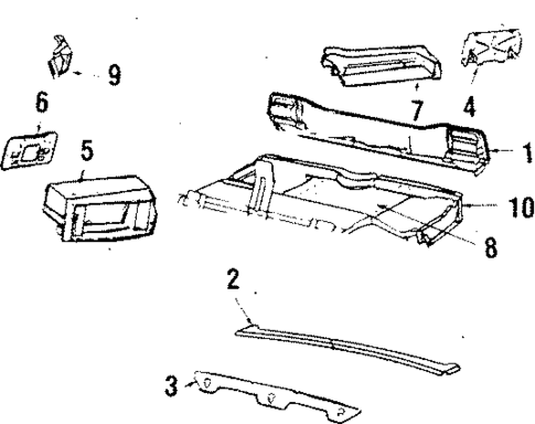 Rear Body for 1986 Pontiac Grand Prix #0