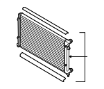 5K0121253F - Cooling System: Radiator Assembly for Audi: A3 Quattro, TT Quattro Image