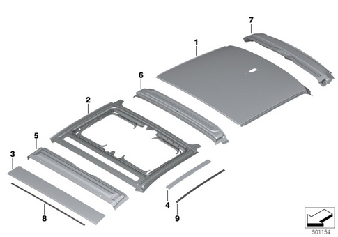 Roof for 2018 BMW i3 120Ah Rex #0