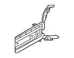 83472AR000 - Body: Lock Assembly Retainer for Hyundai Image