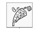 8V5809851TA - Body: Inner Wheelhouse for Audi Image