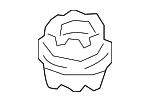 4KE317867F - HVAC: Lower Bracket Grommet for Audi Image