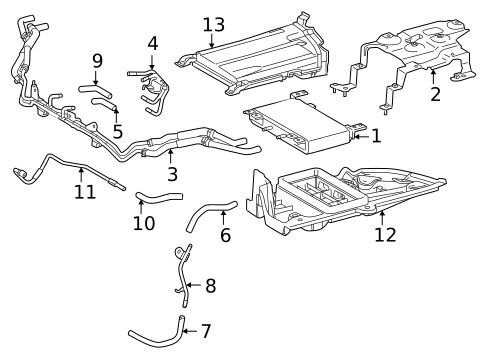 Trans Oil Cooler for 2025 Toyota Mirai #0