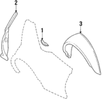 20276486 - Body: Lock Pillar for Buick: LeSabre | Chevrolet: Caprice, Impala | Oldsmobile: Delta 88 | Pontiac: Parisienne Image