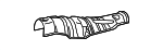 19184739 - Exhaust: Heat Shield for Pontiac: Vibe Image